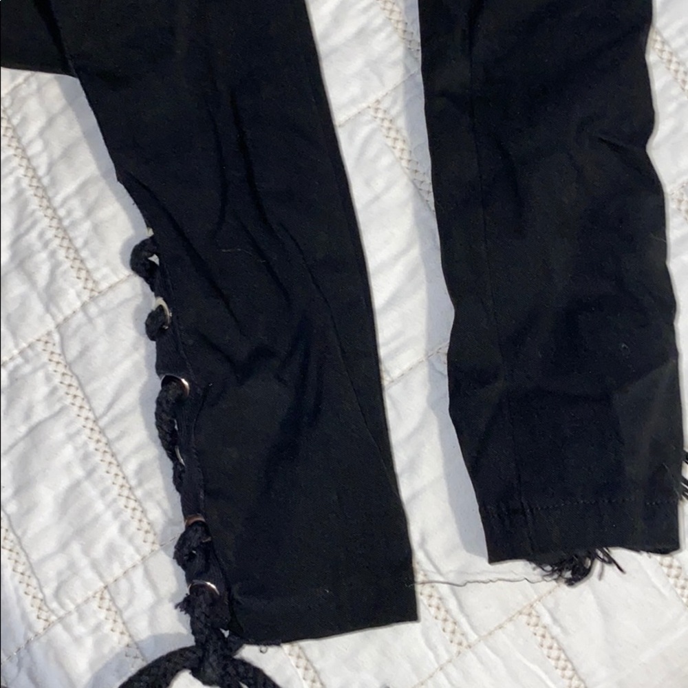 Black string pants - Picture 7 of 7